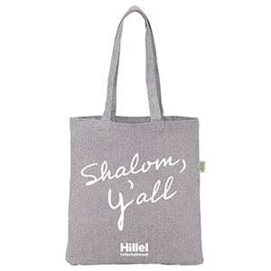 Shalom y'all tote bag.